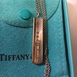Tiffany & Co. Sterling silver Bar Necklace.
